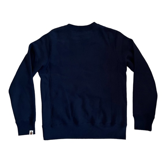 🖤 EUC🖤 A BATHING APE College Logo Crewneck Sweatshirt - Picture 2 of 8